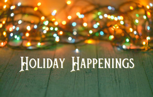 Holiday Happenings in graphic logo