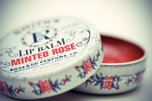 Rosebud salve lip balm