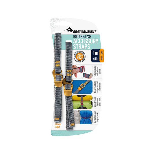 Accessory Straps with Hook Release - 10mm/40 Inch