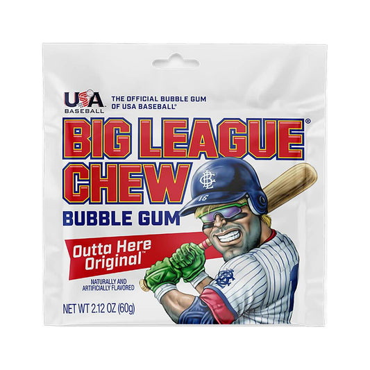 Big League Chew Outta Here Original Bubblegum - 1 lb.