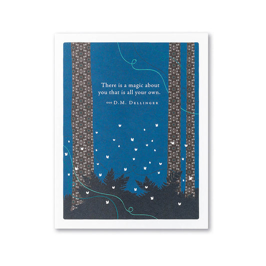Magic About You Thank You Card