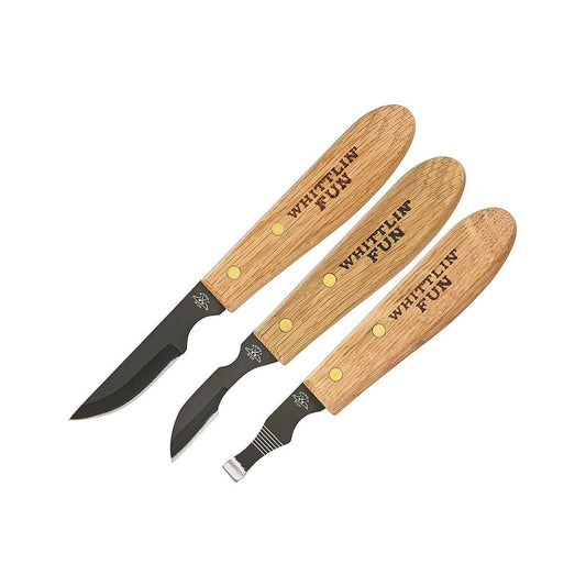 Three Piece Wood Carving Set