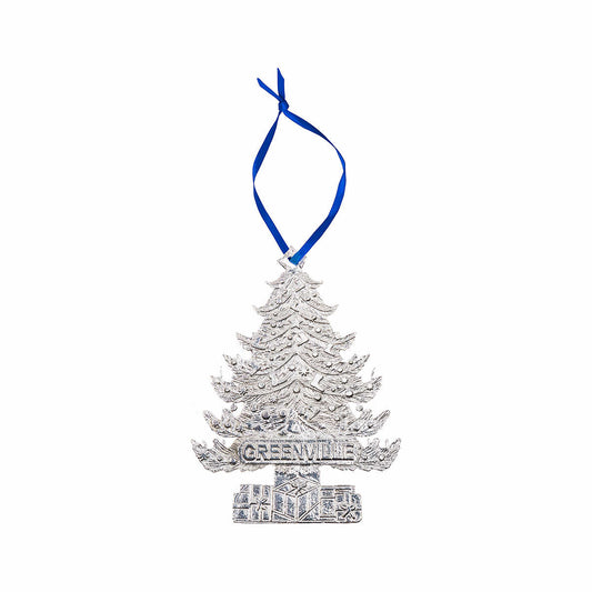 Greenville Tree Pewter Ornament