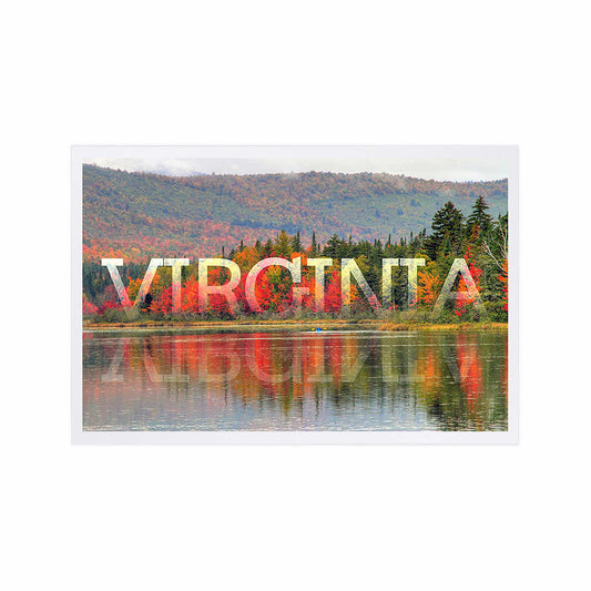 Lantern Press Virginia Fall Colors Postcard