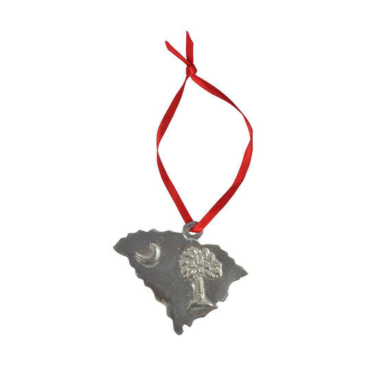 Mast General Store South Carolina Palmetto Moon Pewter Ornament
