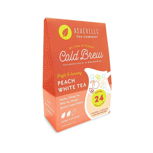 Asheville Tea Company Cold Brew Peach White Tea Box