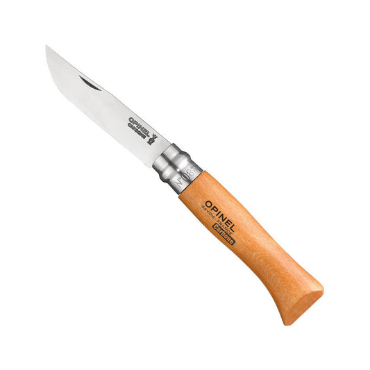 No.08 Beechwood Carbon Steel Folding Knife