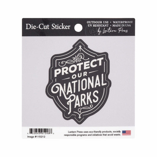 Lantern Press Protect Our National Parks Sticker