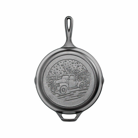 Lodge Cast Iron Holiday Truck Skillet - 10.25 Inch