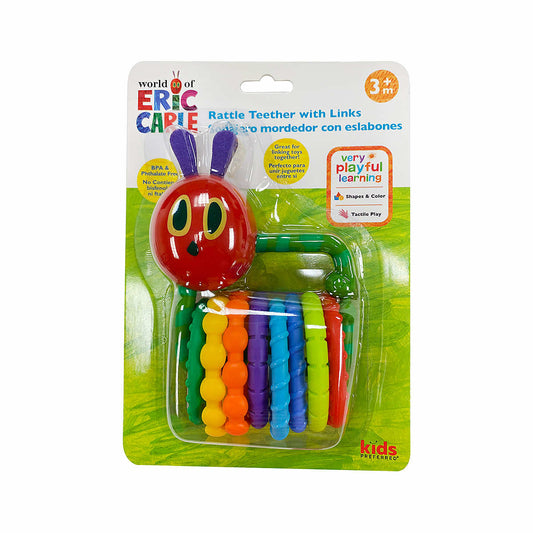 Kids Preferred The Very Hungry Caterpillar Rattle Teether Toy