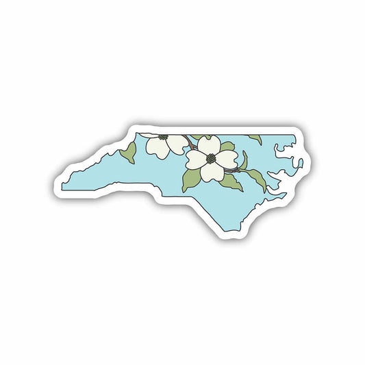 Flower North Carolina State Sticker
