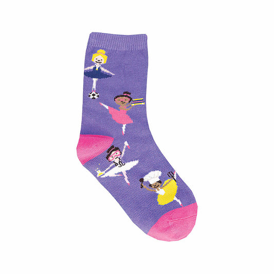 Kids' Girl Power Crew Socks