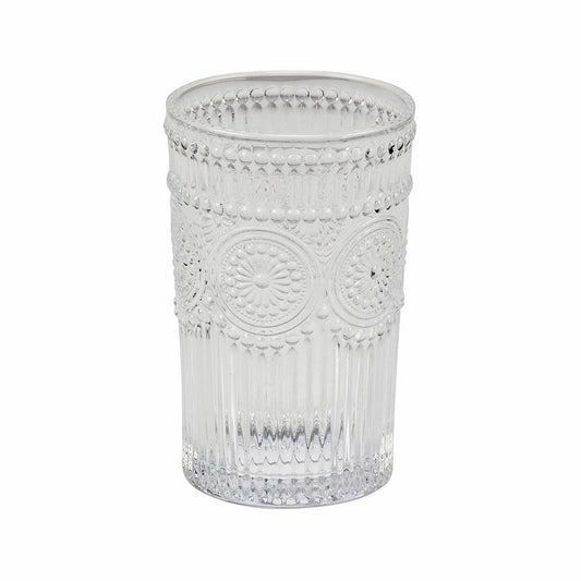 Large Medallion Drinking Glass