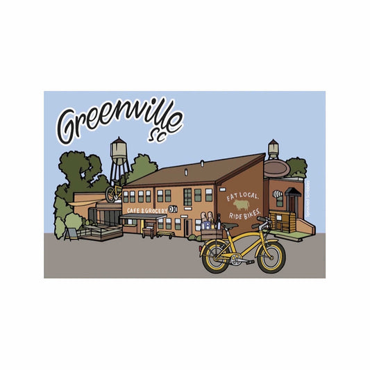 Greenville Swamp Rabbit Cafe Postcard