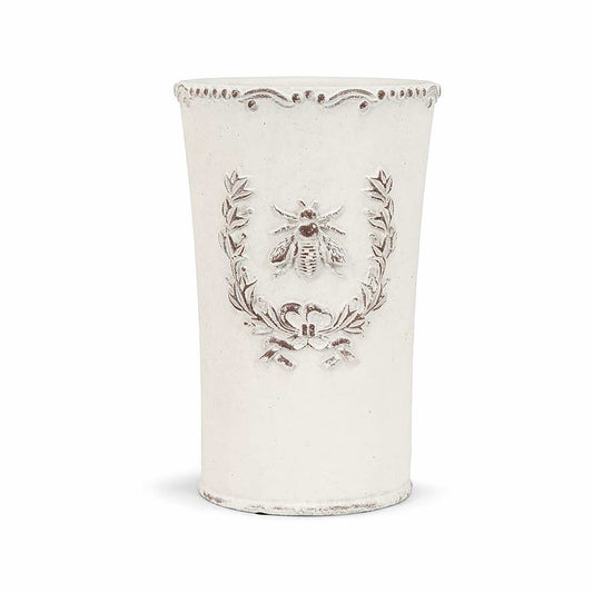 Abbott Embossed Bee Crest Planter - Tall