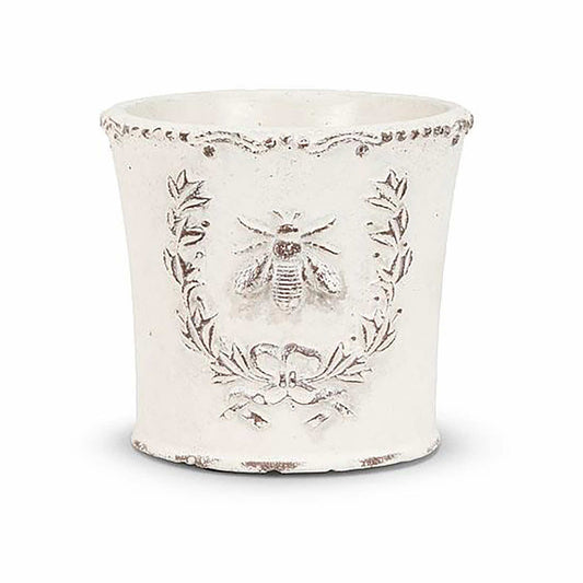 Abbott Embossed Bee Crest Planter - Small