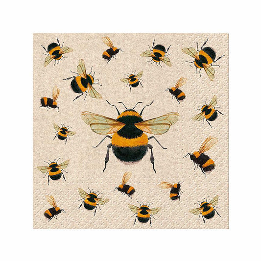 Abbott We Care Dancing Bees Cocktail Napkins