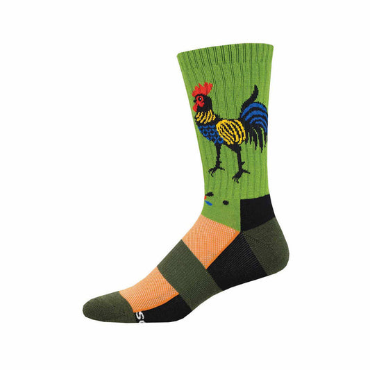 Men's Folk Art Rooster Socks