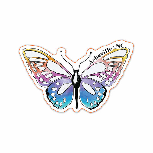 Asheville Delicate Butterfly Sticker