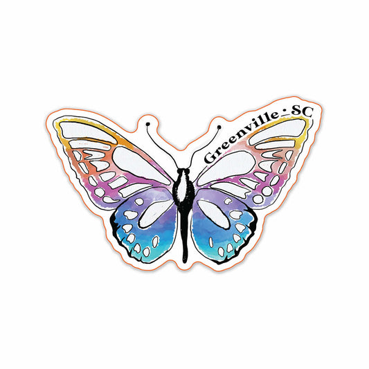 Greenville Delicate Butterfly Sticker