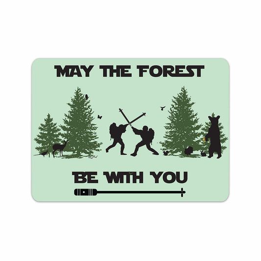 May the Forest Be With You Mini Sticker
