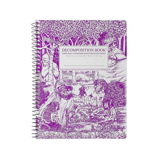 Fairytale Forest College Ruled Spiral Notebook
