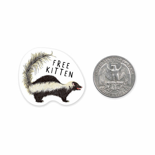 Mini Free Kitten Sticker