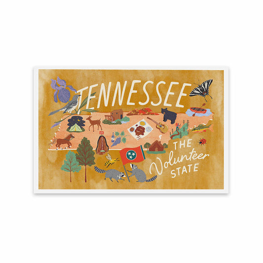Lantern Press Tennessee Celebrate the Place Postcard