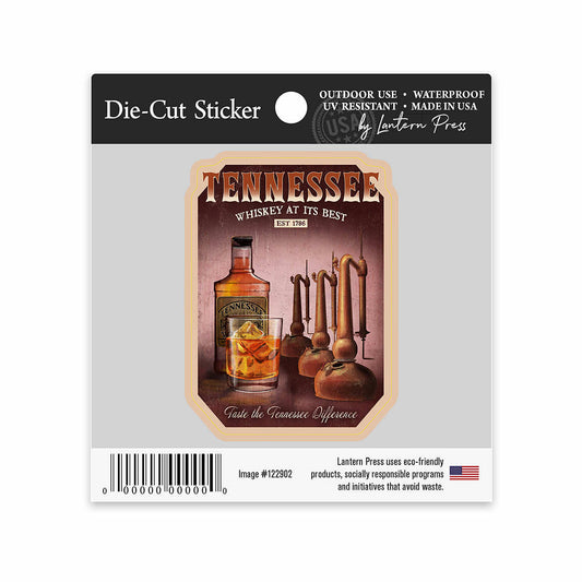 Lantern Press Tennessee Whiskey Small Sticker