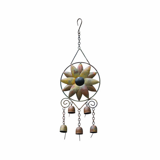 Ancient Graffiti Flower Flamed Wind Chime