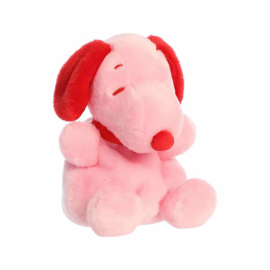 Aurora World Peanuts Palm Pals Valentine Snoopy Plush Toy - 5 Inch