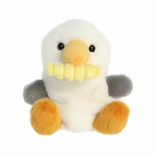 Aurora World Palm Pals Buoy Seagull & Fry Plush Toy - 5 Inch