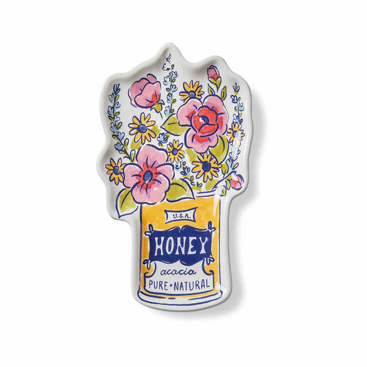 tag Honey Jar Bouquet Trinket Dish
