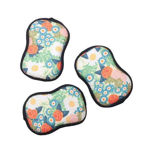 Once Again Home Co. Mary Engelbreit Vintage Calico Reusable Sponges - Set of 3