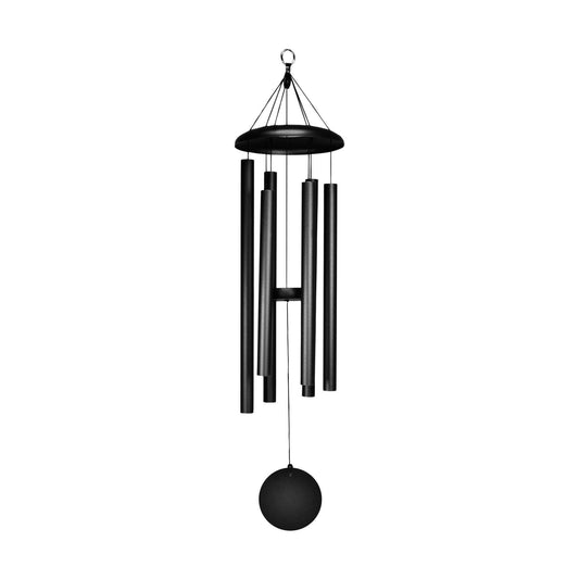 Corinthian Bells Wind Chime - 36 Inch - Black
