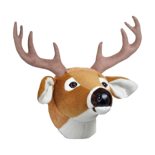Deer Head Wall Mount Plush Toy
