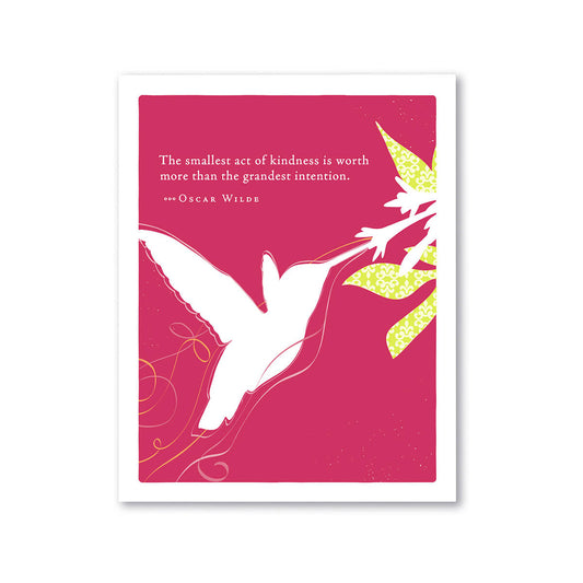 Smallest Act Of Kindness Thank You Card