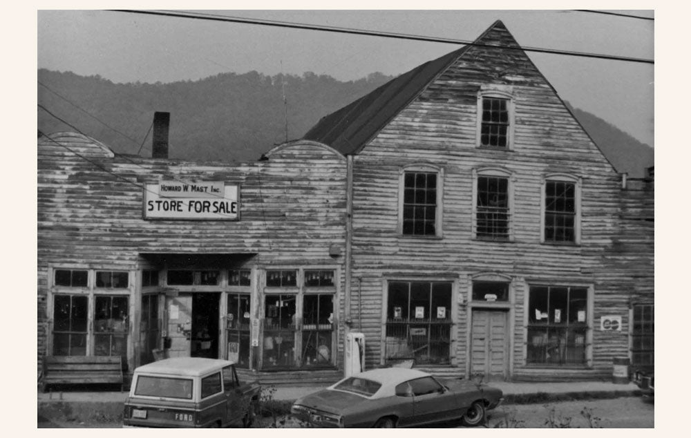 The Mast Store in the mid 1970s was for sale