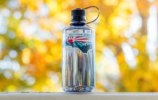 Mountain Strong water bottle