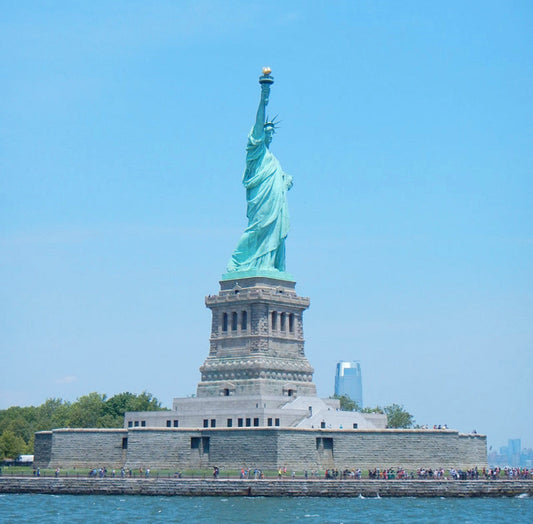 Statue of Liberty as seen from the Hudson River