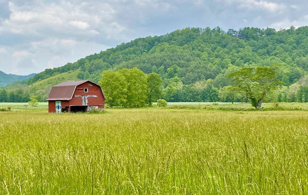This field next to the Original Mast Store is in a conservation easement