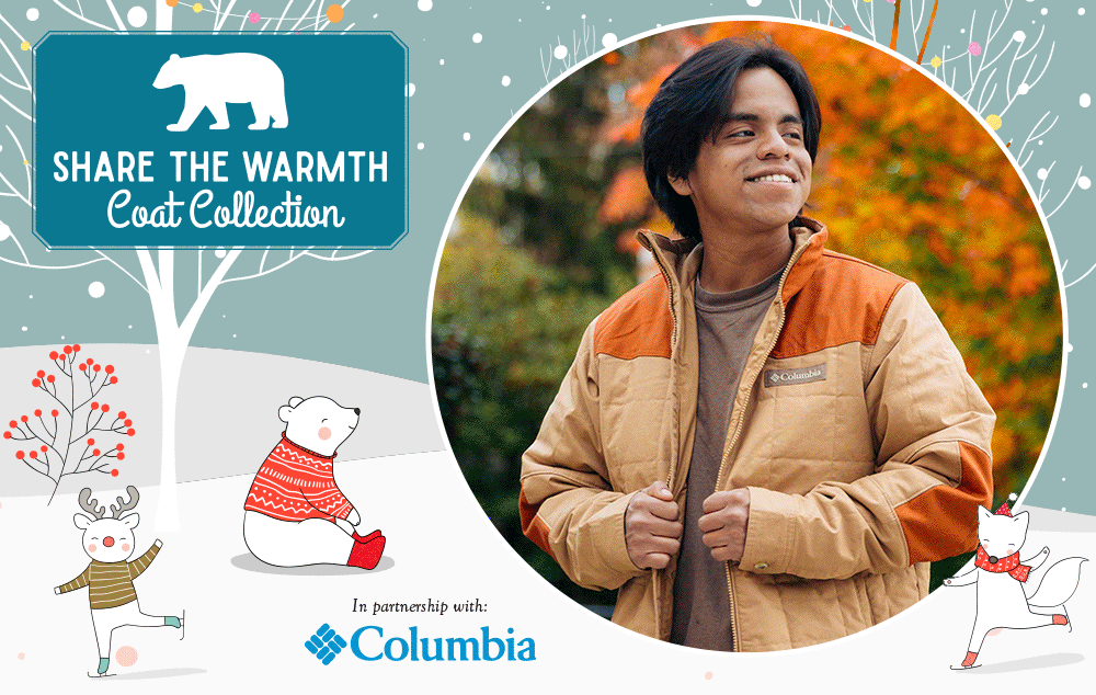 Columbia Sportswear Share the Warmth logo