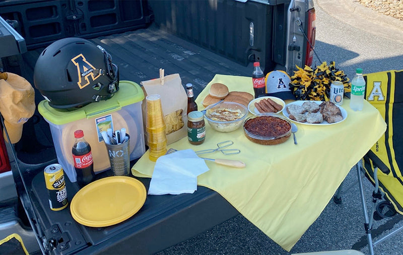 Tailgating Fare with App State gear