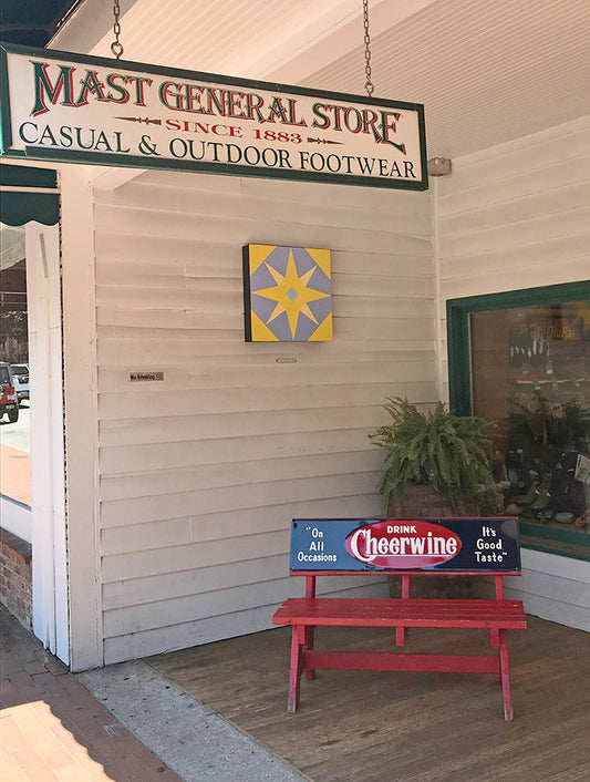 The front fourier of the Mast Store Waynesville