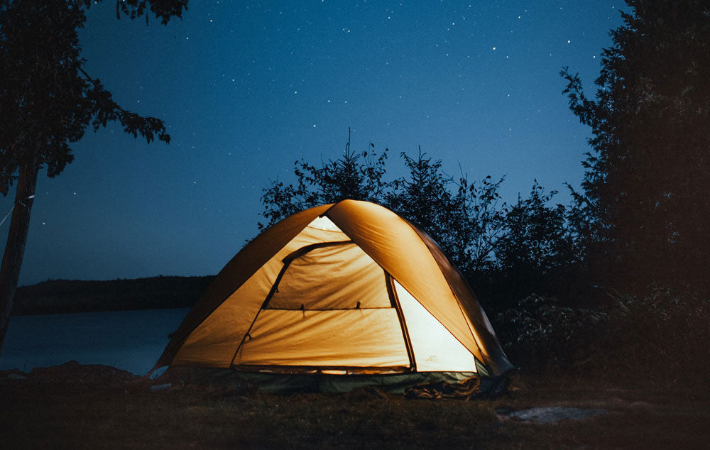 Tent under the stars