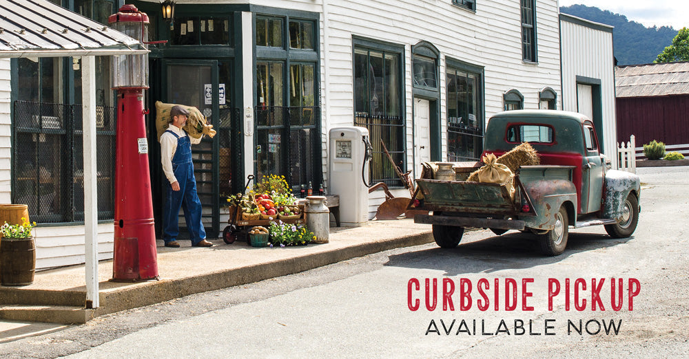 Exterior of the Mast Store during Curbside Pickup is available at Mast Store