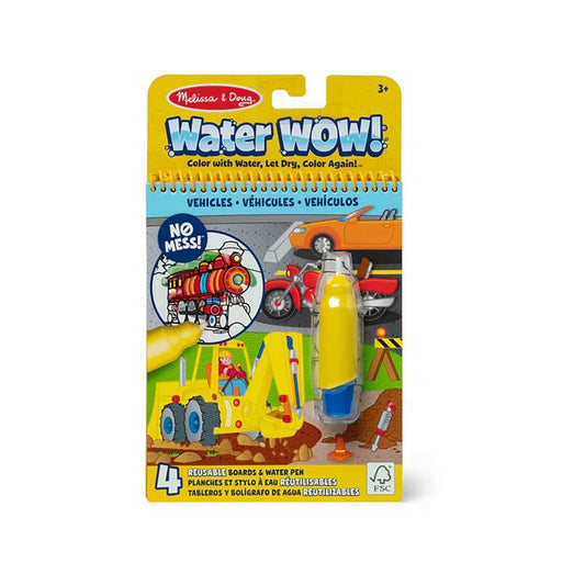 Melissa & Doug Water Wow Vehicles On The Go Activity Book