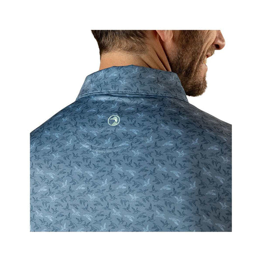 Duck Head Men's Long Drive Performance Short Sleeve Polo Shirt