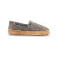Acorn Men's Plaid Tweed Moccasin Slippers, Taupe, alternate view 1