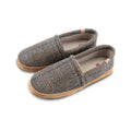 Acorn Men's Plaid Tweed Moccasin Slippers, Taupe, alternate view 4